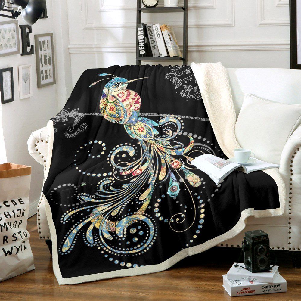 Hummingbird Sherpa Fleece