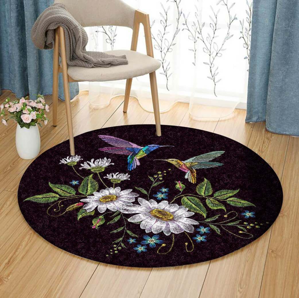 Hummingbird Round Carpet