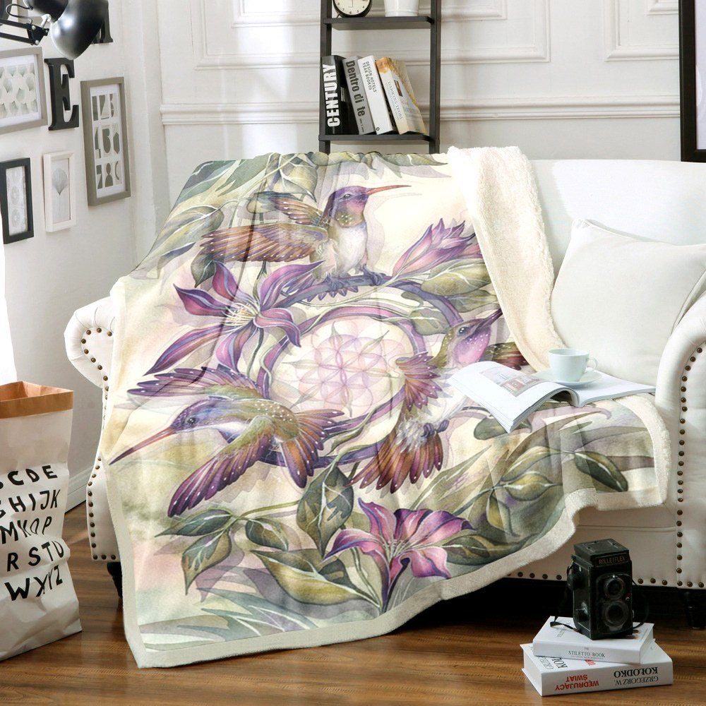 Hummingbird Sherpa Fleece