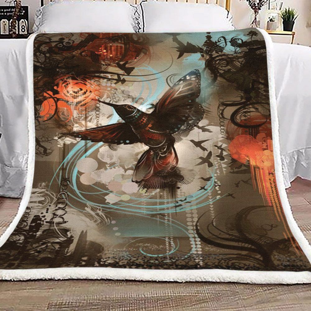 Hummingbird Sherpa Fleece