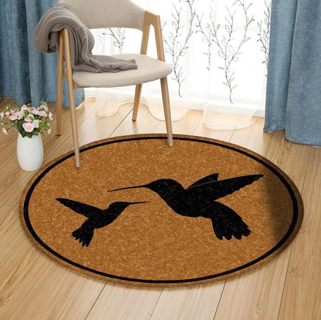 Hummingbird Round Carpet