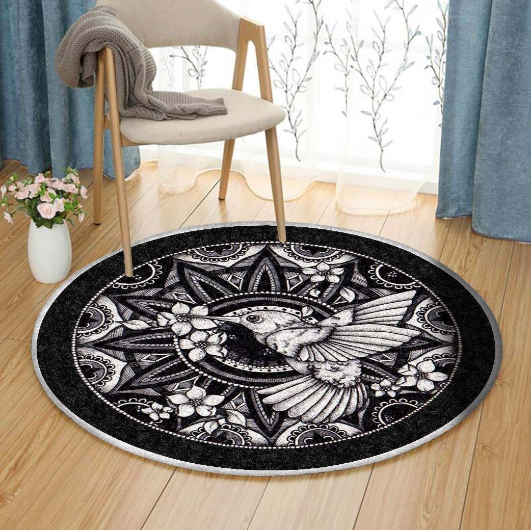 Hummingbird Round Carpet