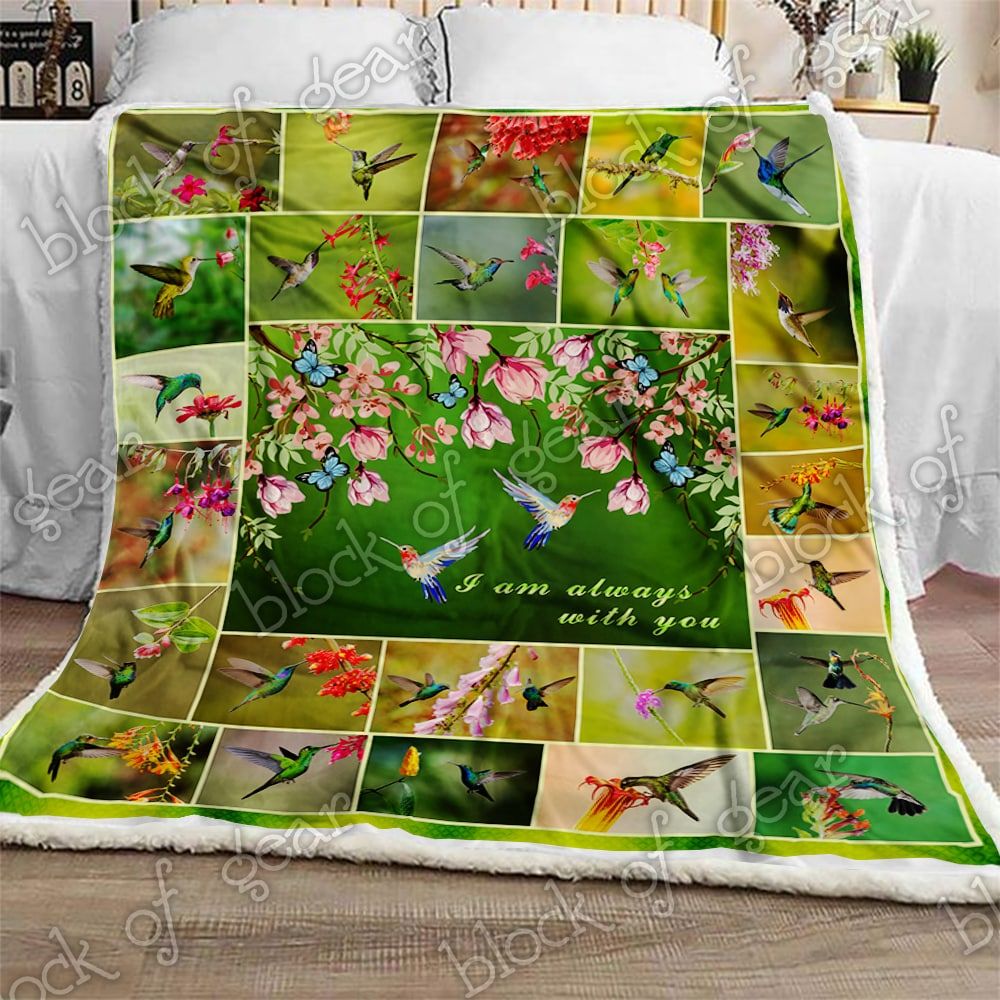 Hummingbird I Am Always With You Quilt Blanket Dhc03011395Dd