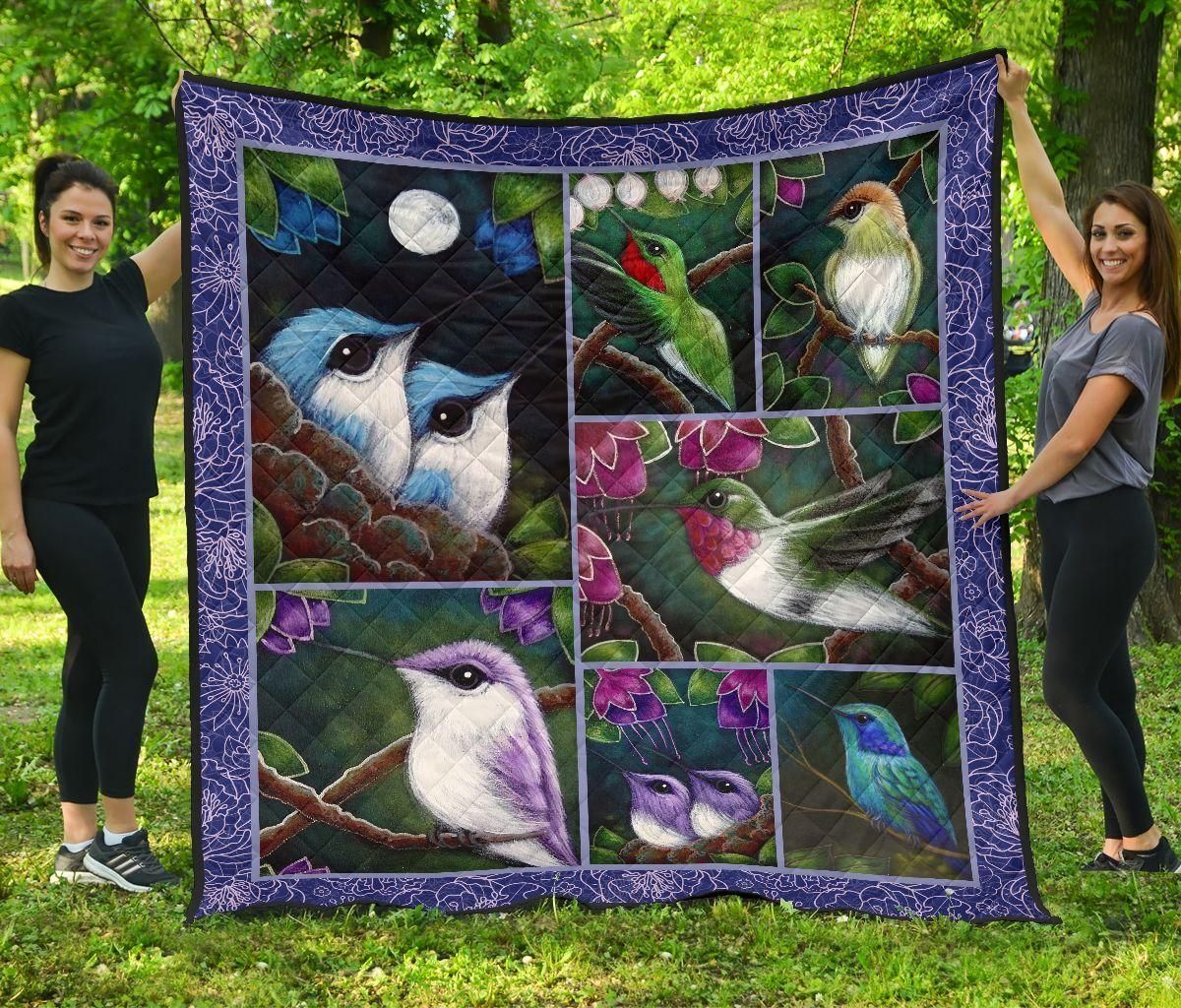 Hummingbird Its Sweetest Thing Quilt Blanket Dhc03011407Dd