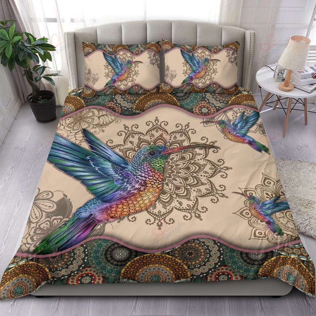 Hummingbird Mandala 3D Bedding Set