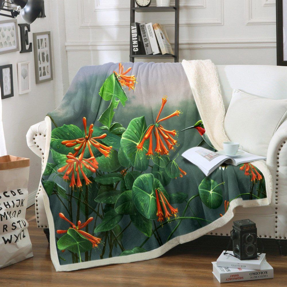 Hummingbird Sherpa Fleece