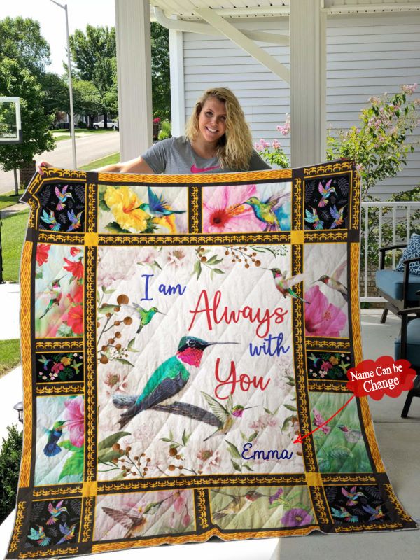 Hummingbird Personalized Quilt Blanket HHC120623