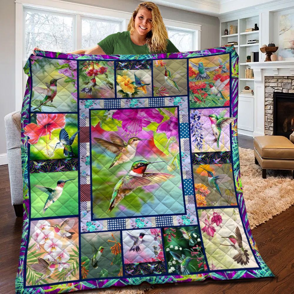 Hummingbird Quilt Blanket BBB070234SM