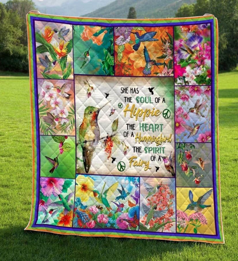 Hummingbird Quilt Blanket DHC1312117VT