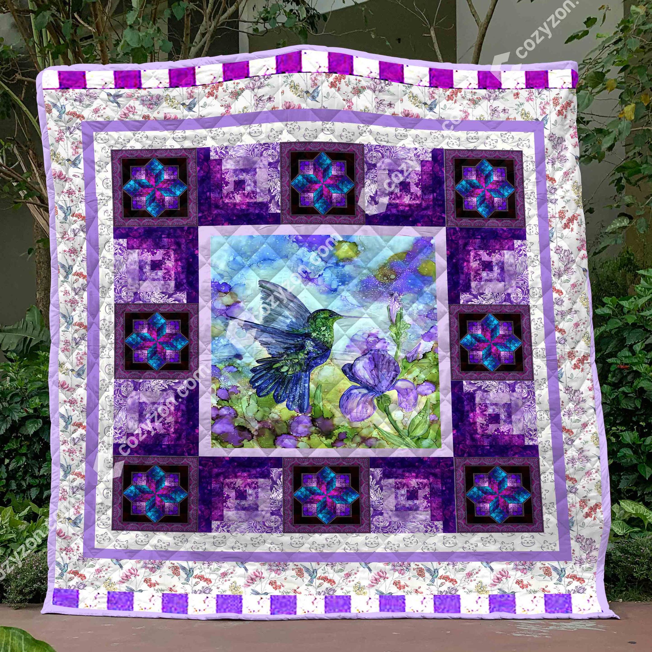 Hummingbird Quilt Blanket DHC13122876VT