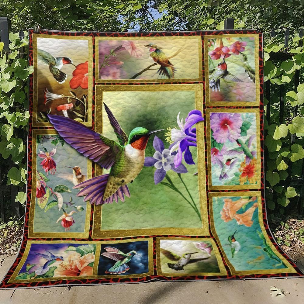 Hummingbird Rrrr GS-CL-DT2906 Quilt Blanket