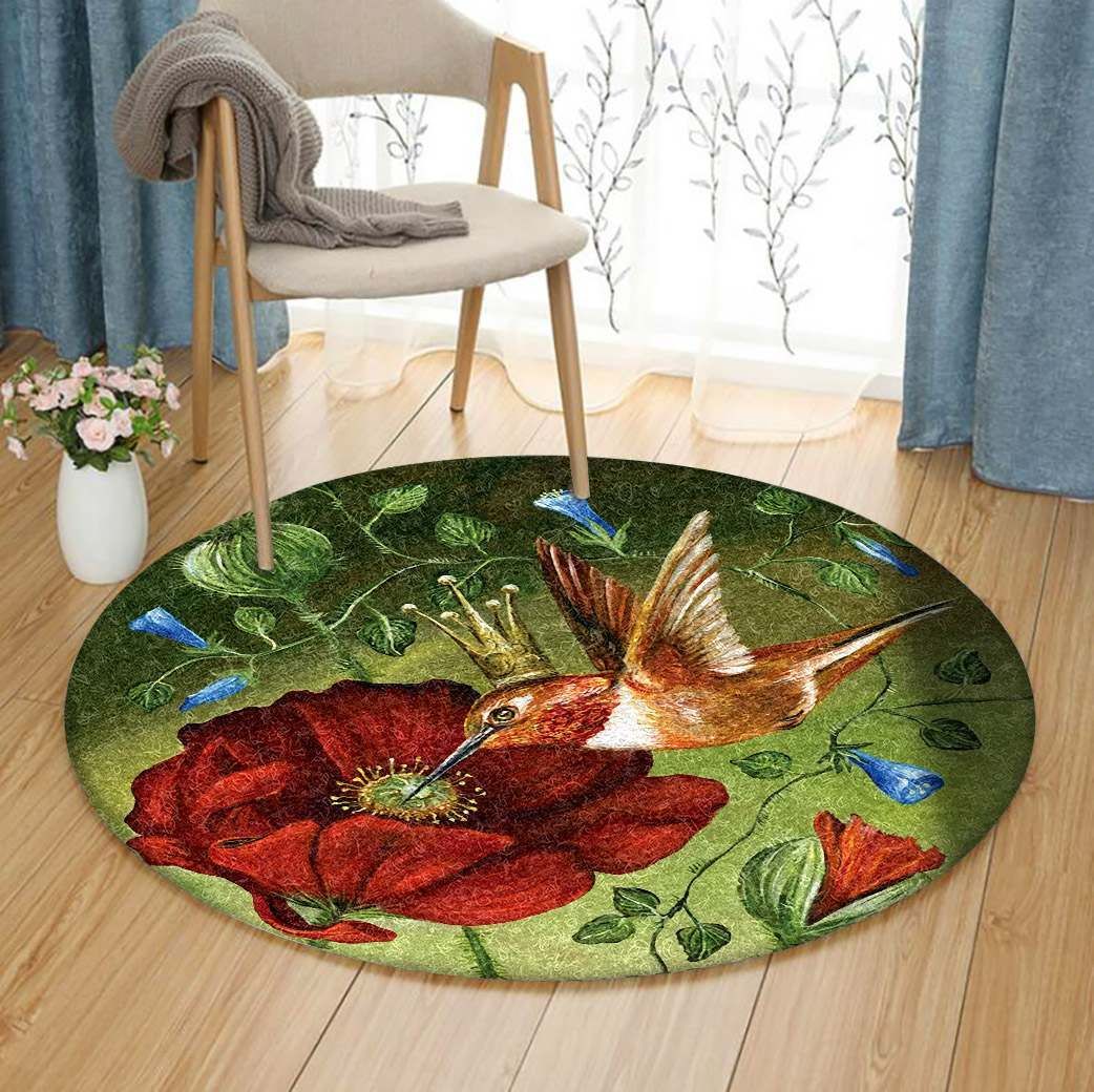 Hummingbird Round Carpet