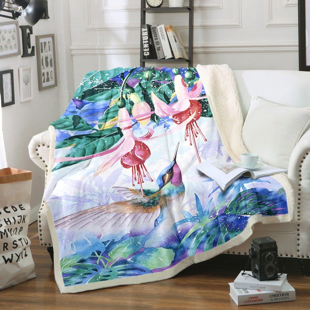 Hummingbird Sherpa Fleece