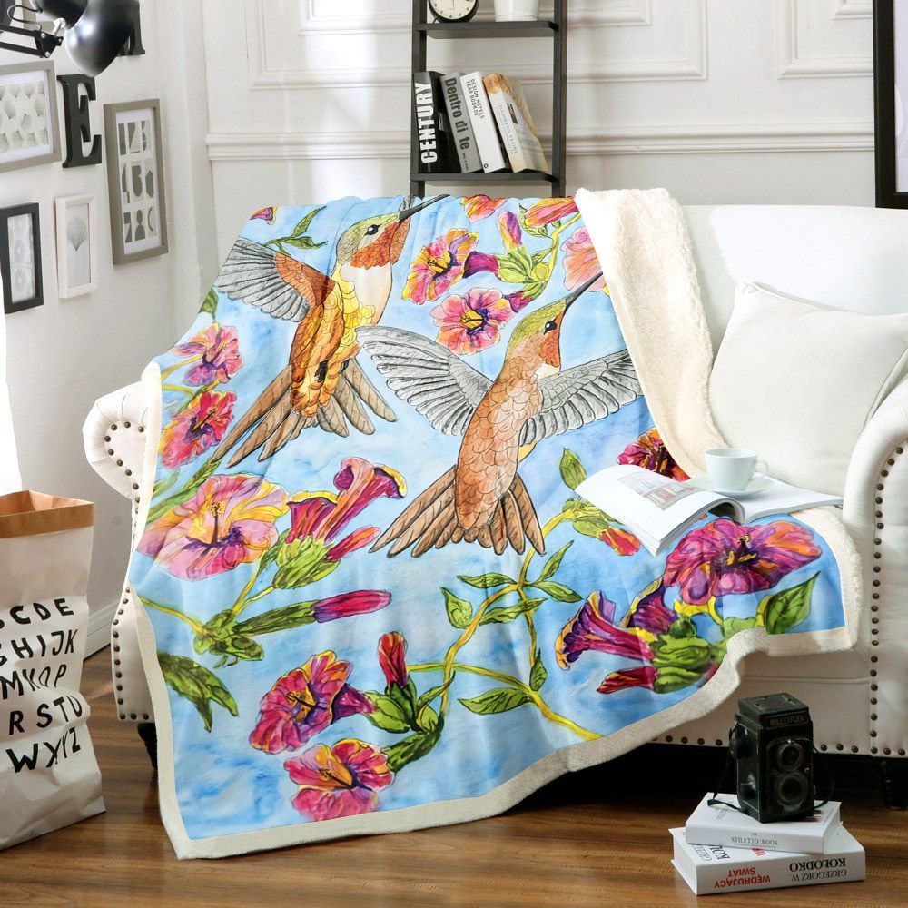 Hummingbird Sherpa Fleece