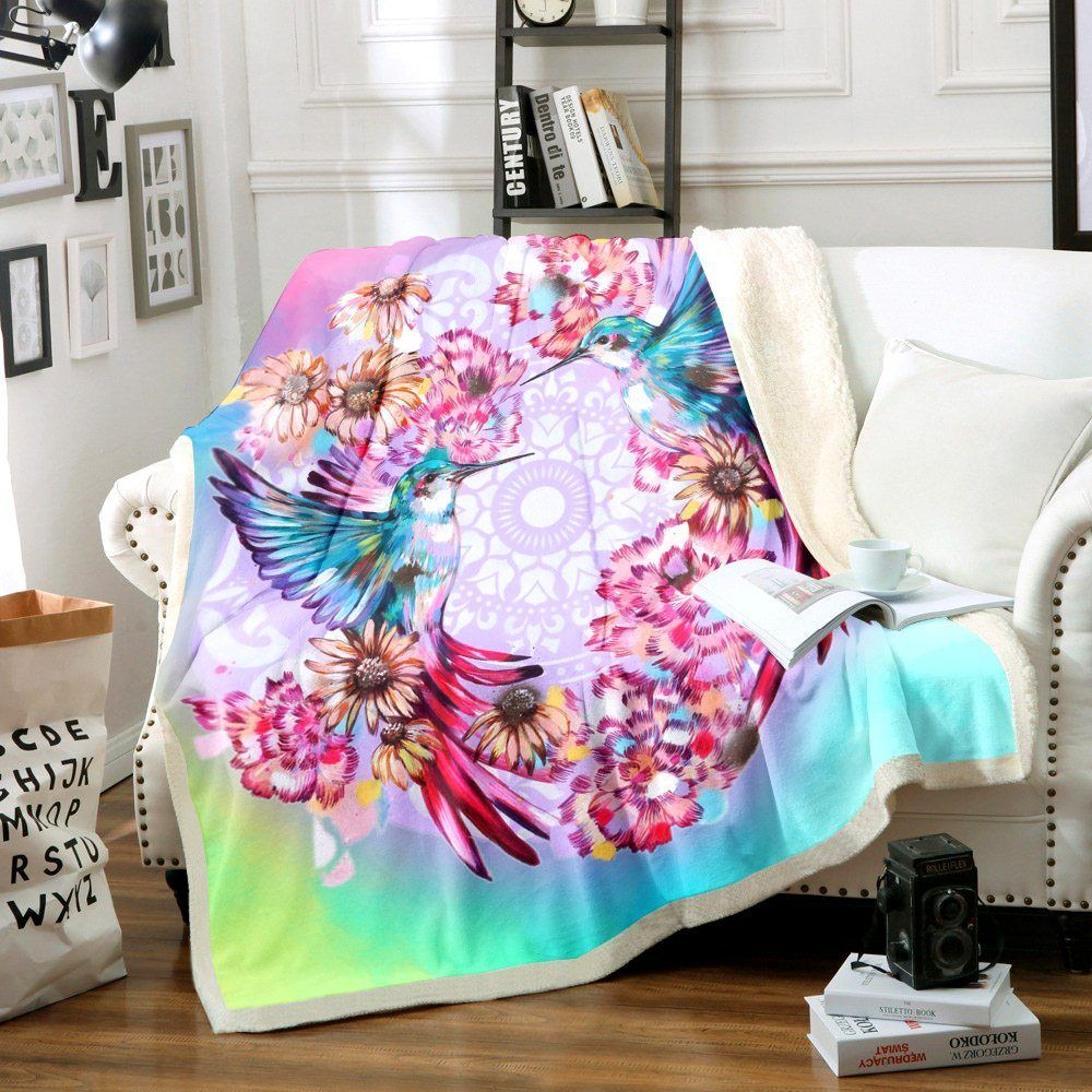 Hummingbird Sherpa Fleece