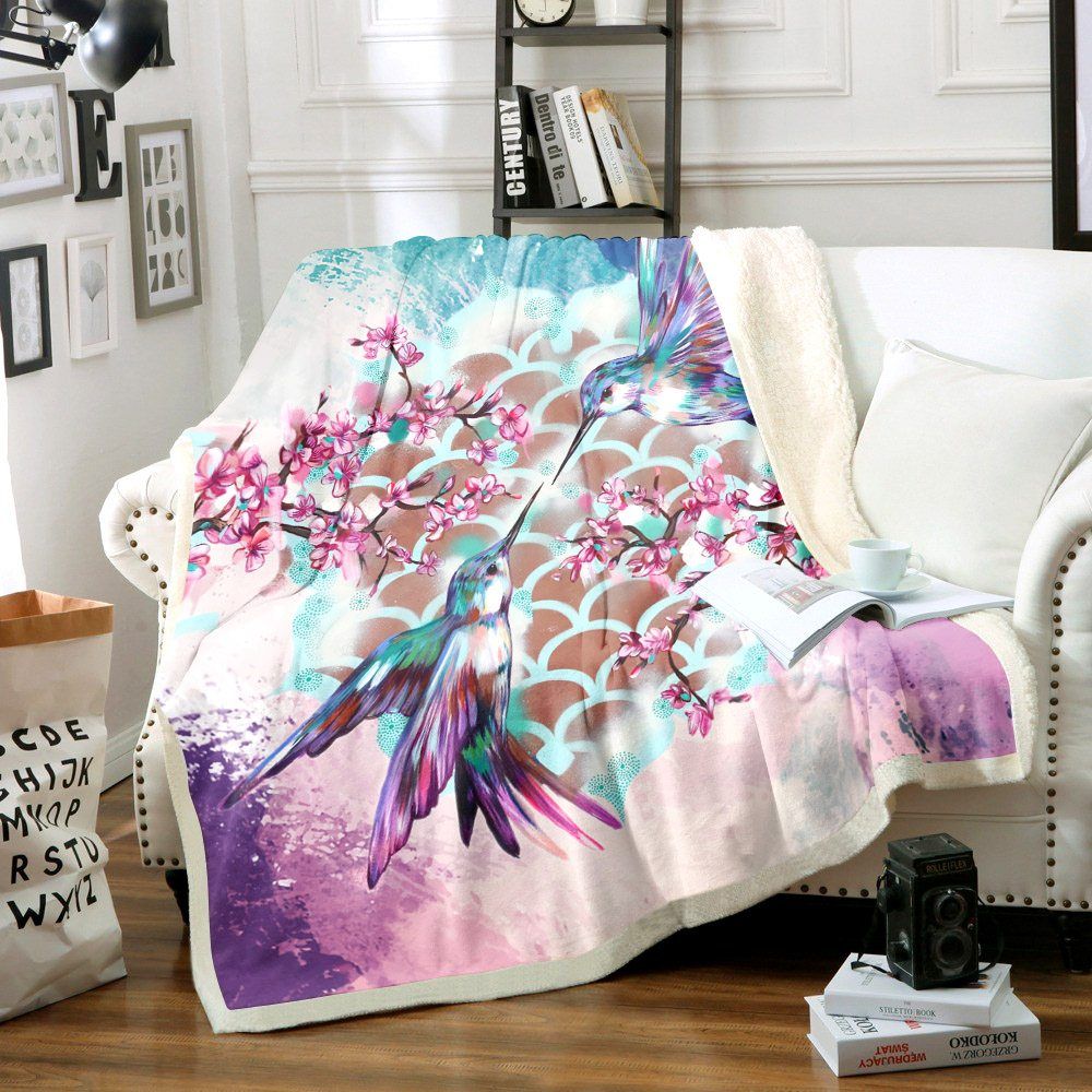 Hummingbird Sherpa Fleece