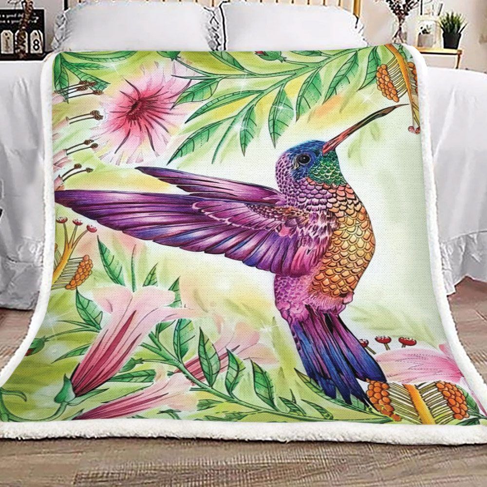 Hummingbird Sherpa Fleece