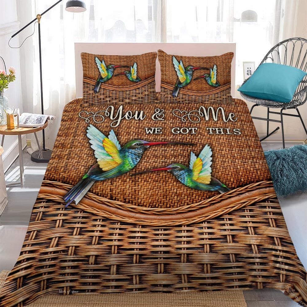 Hummingbird You And Me Bedding Set