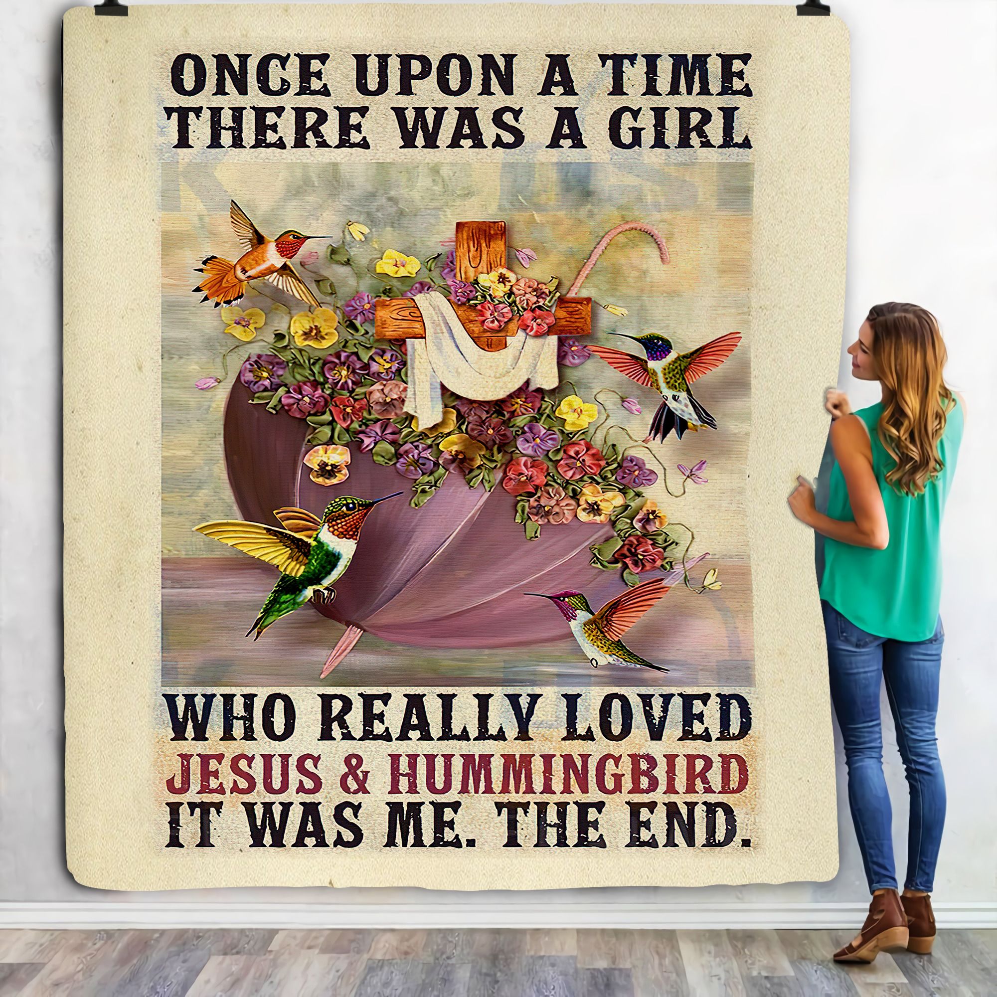 Hummingbird Fleece Blanket