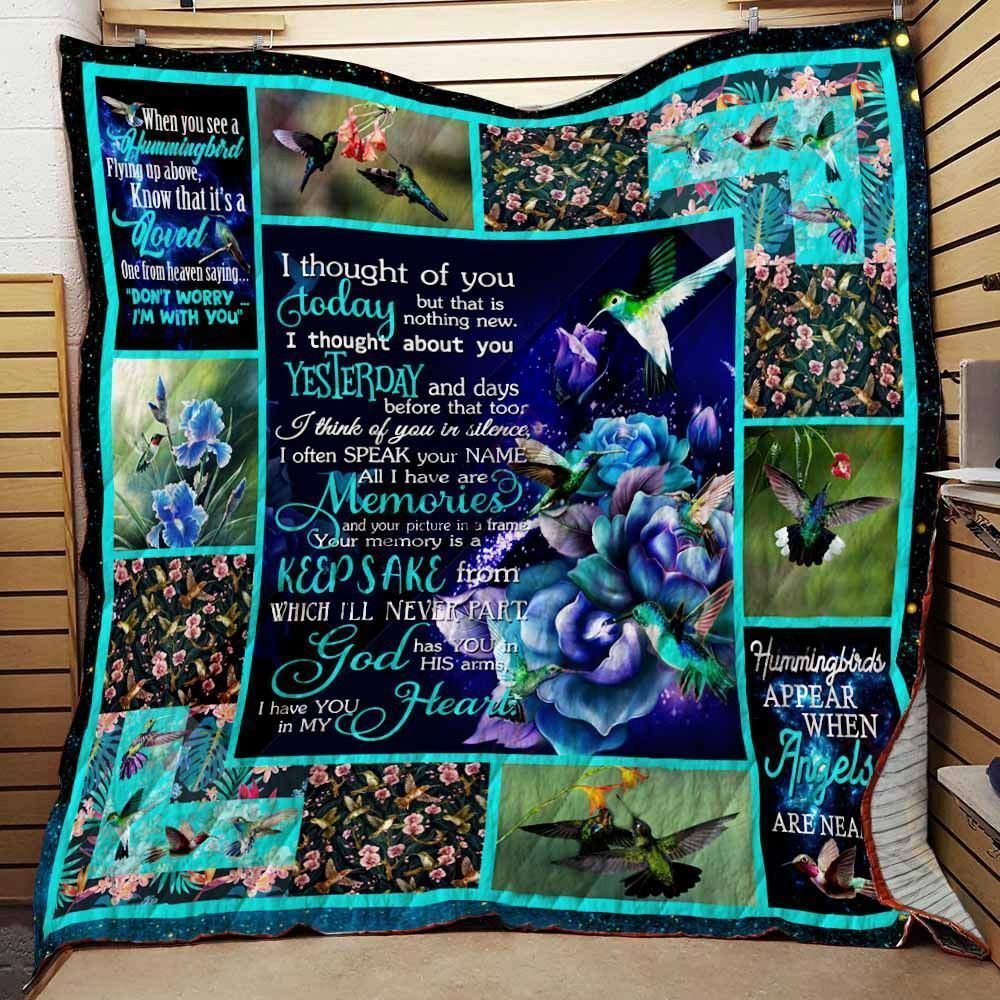 Hummingbirds Appear When Angels Are Near GS-CL-KC0408 Quilt Blanket