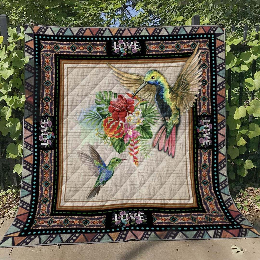 Hummingbirds  CG140612 Quilt Blanket