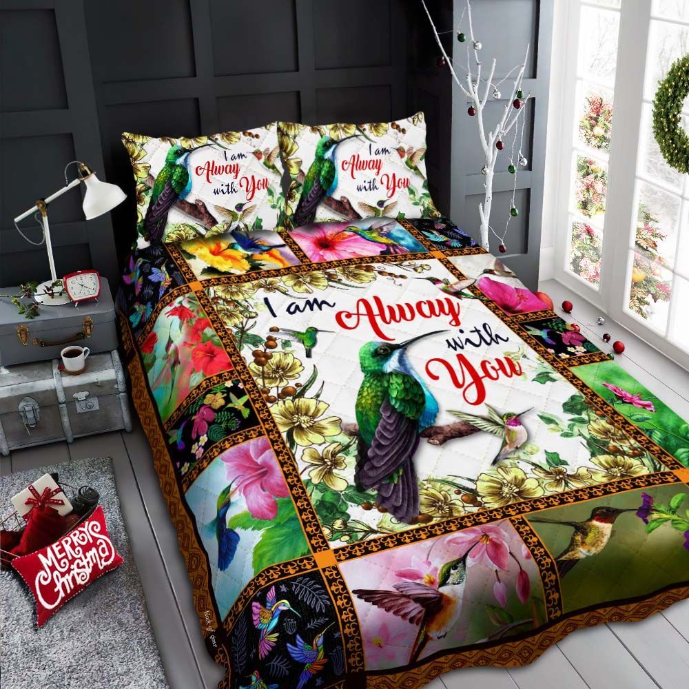 Hummingbirds I Am Always With You Bedding Set