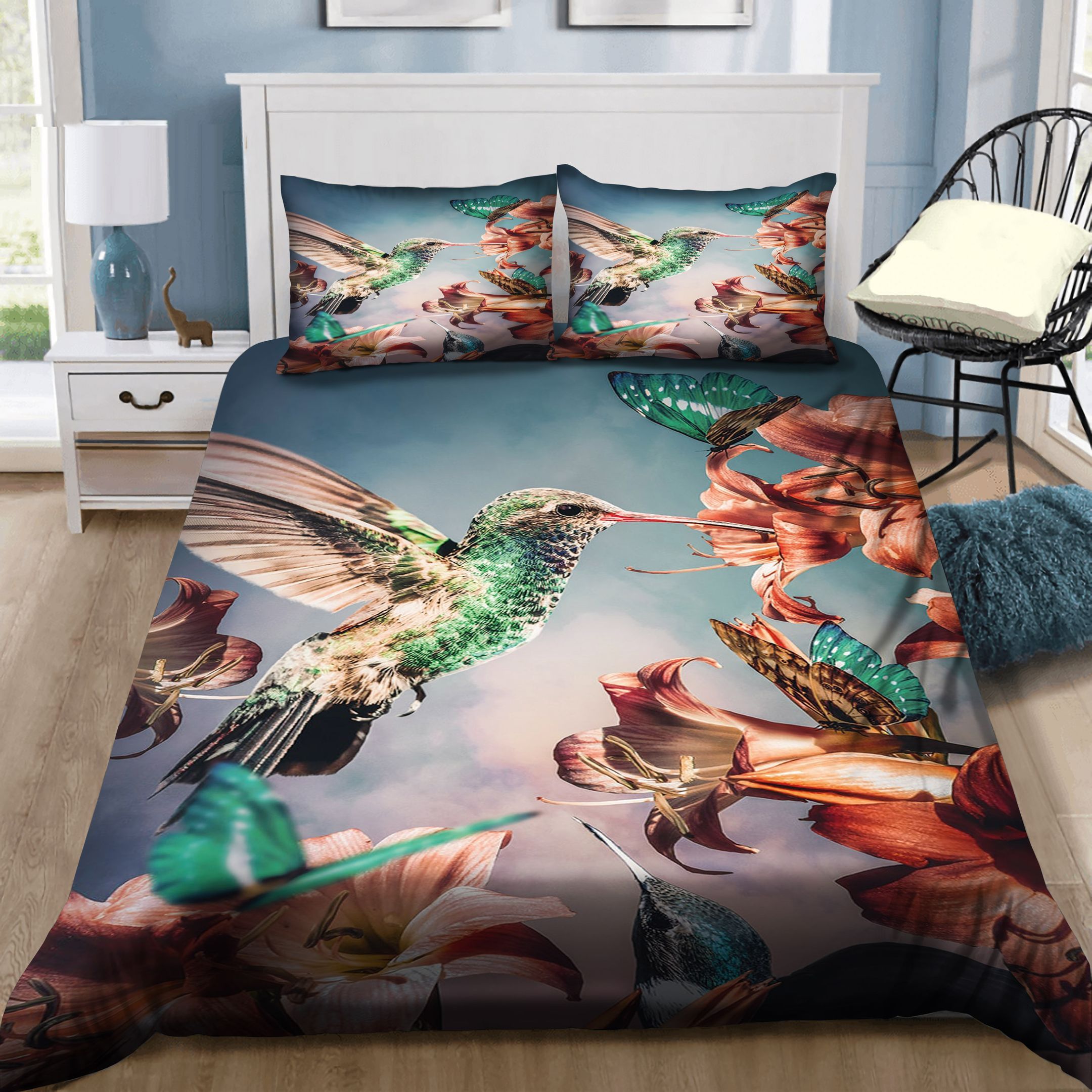 Hummingbirds Bedding Set