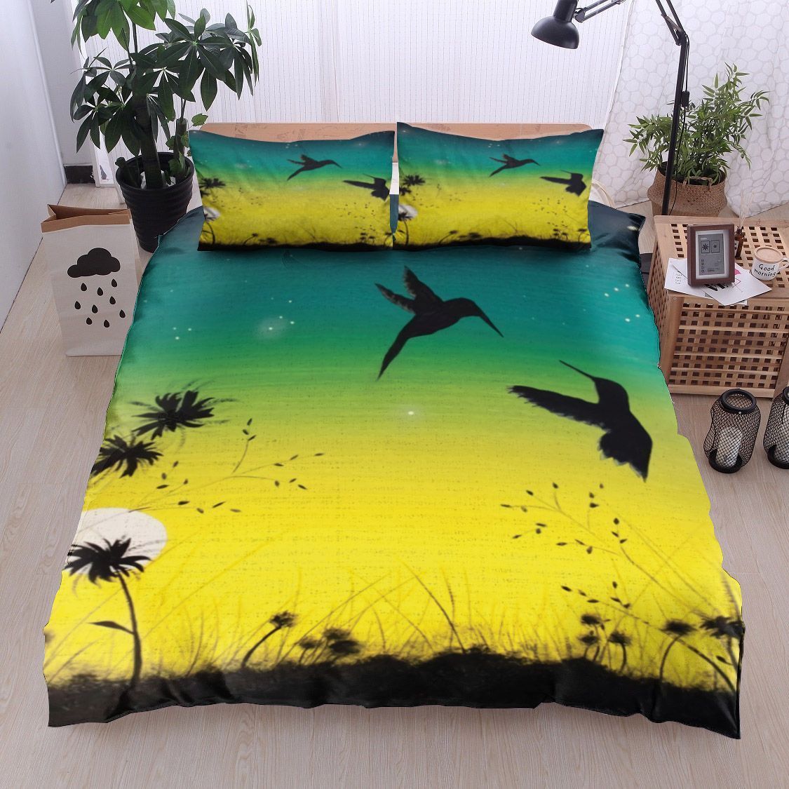 Hummingbirds Bedding Set