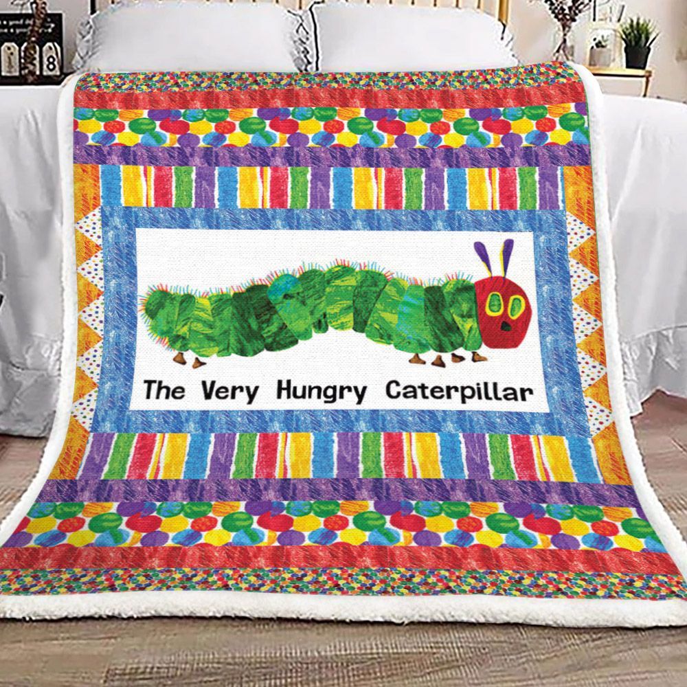 Hungry Caterpillar Sherpa Fleece Blanket