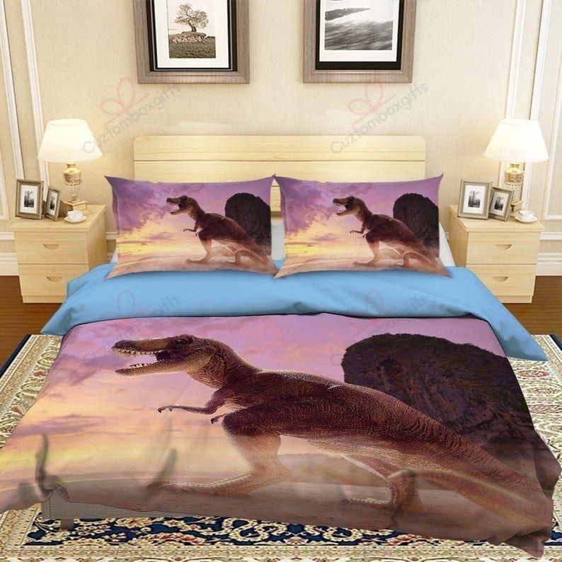 Hunter Dinosaur Printed Bedding Set