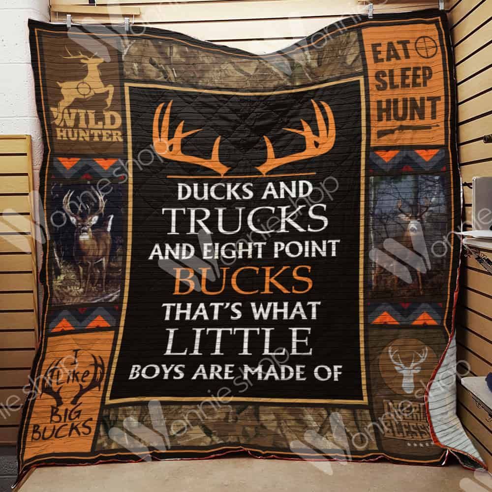 Hunting 12 GS-CL-ML0111 Quilt Blanket