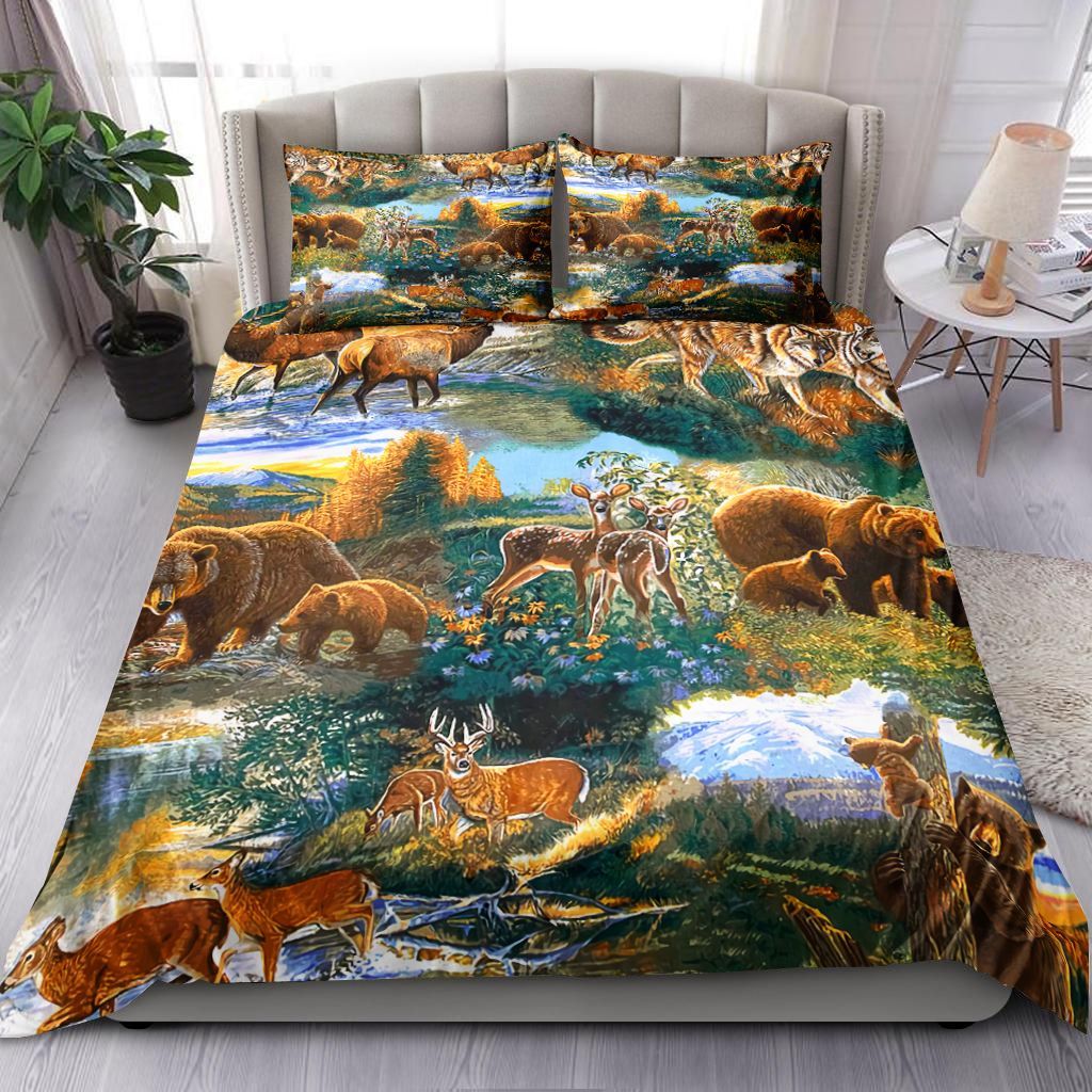 Hunting Animal Bedding Set