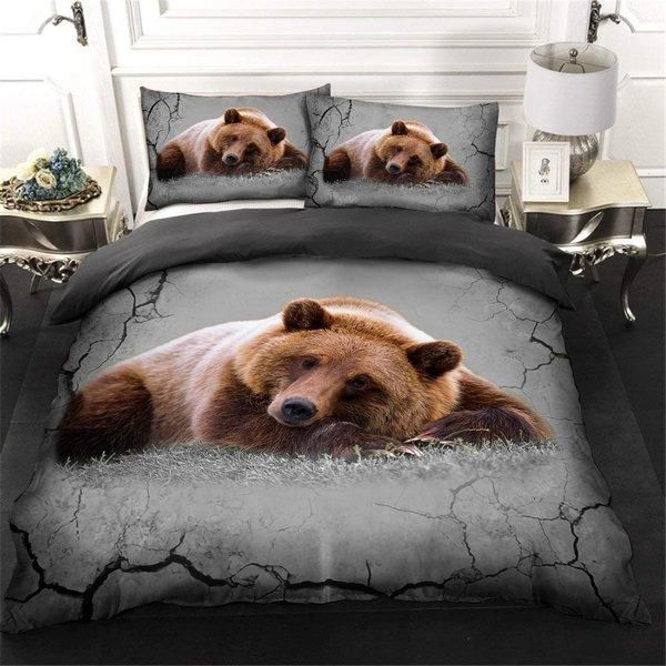 Hunting Bear Bedding Set