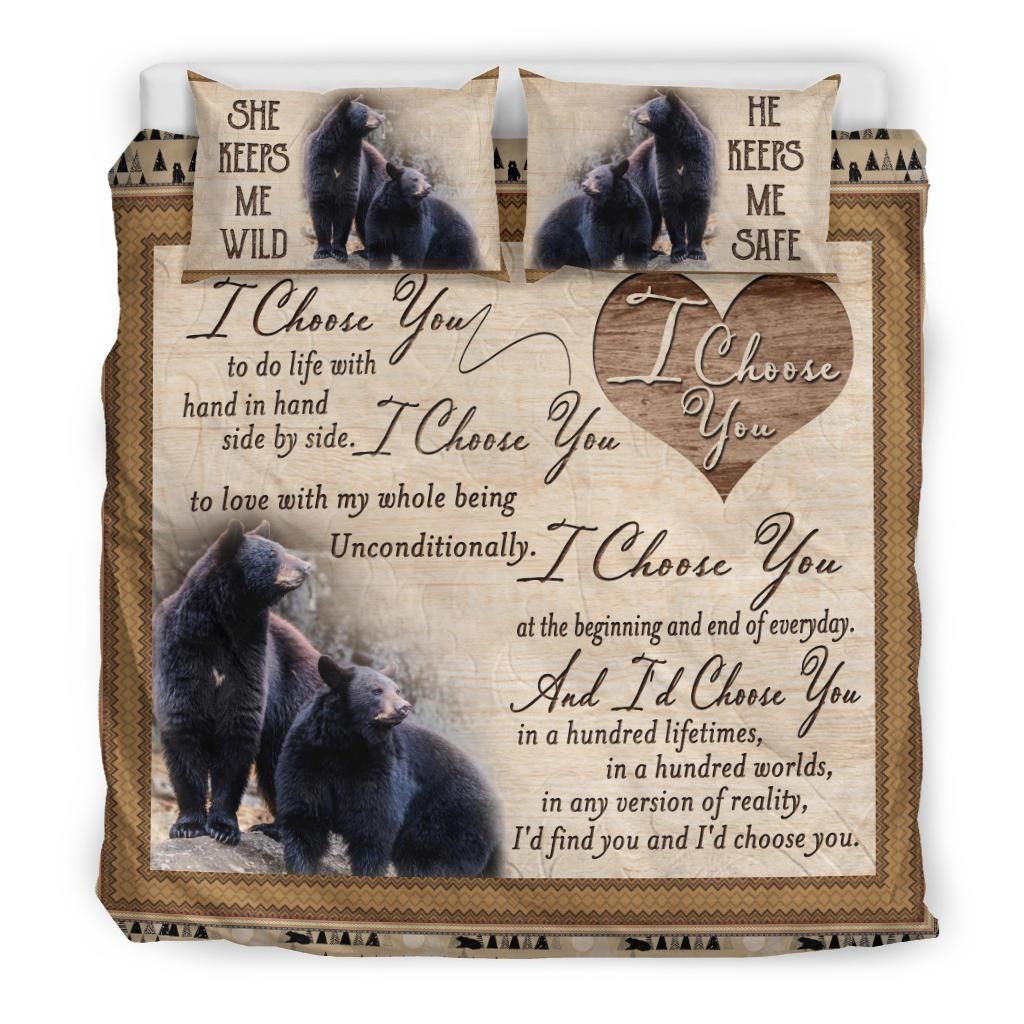 Hunting Bear Bedding Set