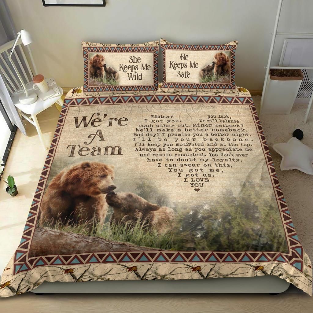 Hunting Bear Bedding Set