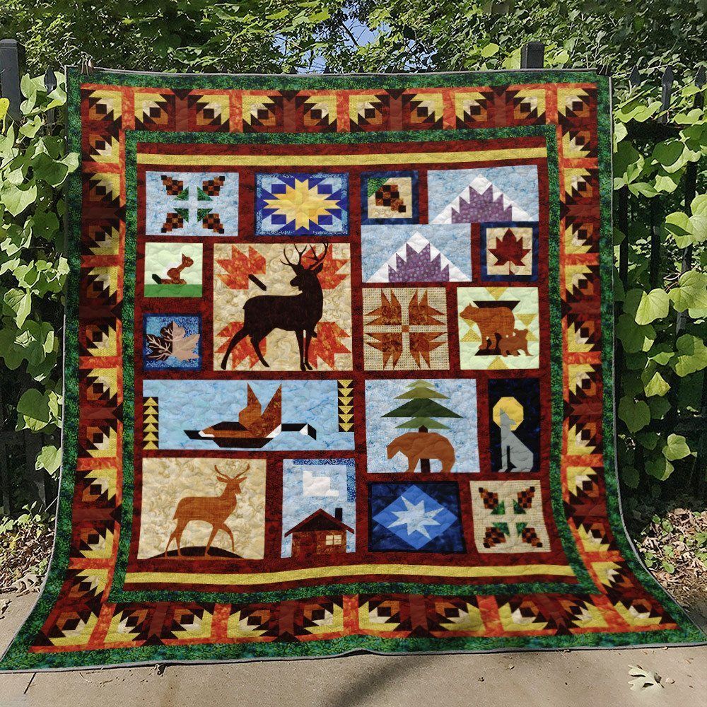 Hunting BT230714B Quilt Blanket