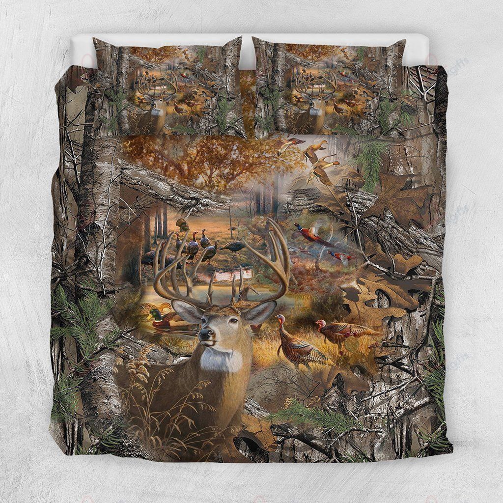 Hunting Camo Bedding Set