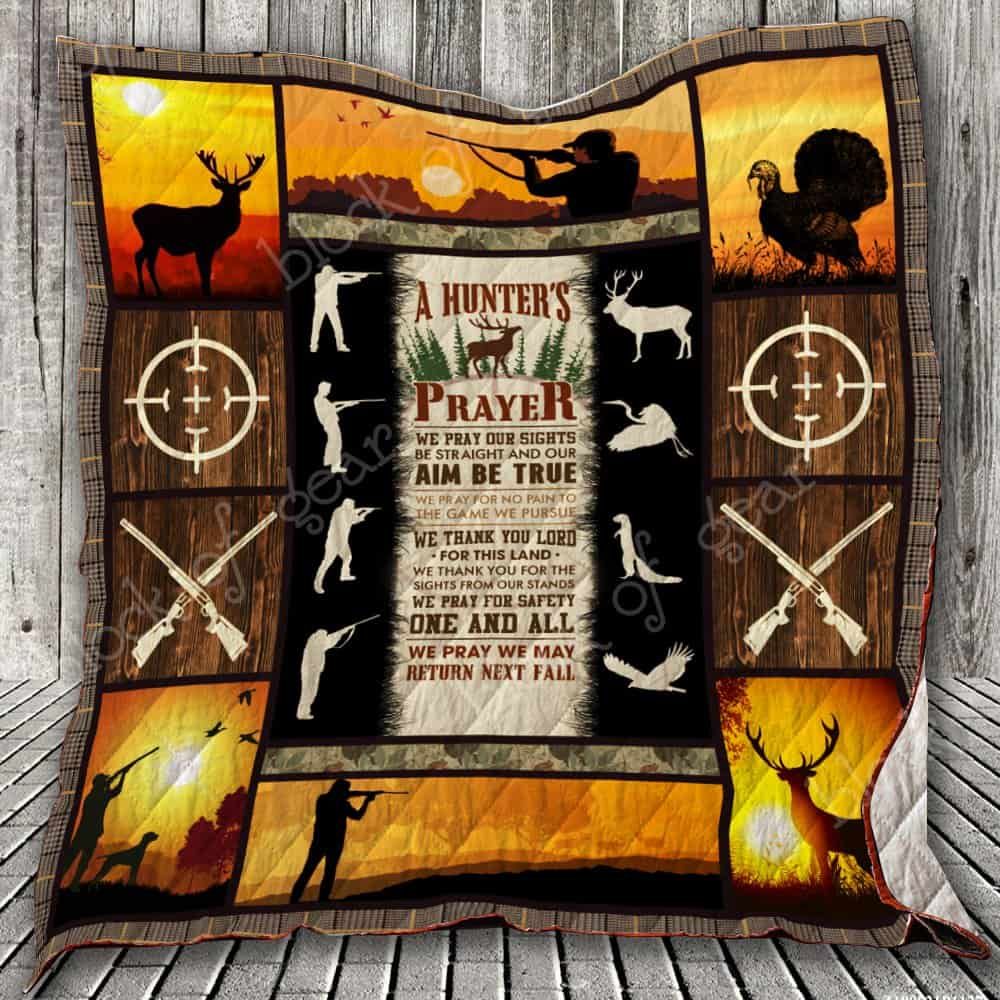 Hunting CL19100426MDQ Quilt Blanket