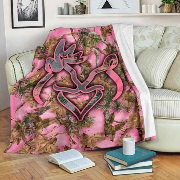 Hunting Sherpa Fleece Blanket