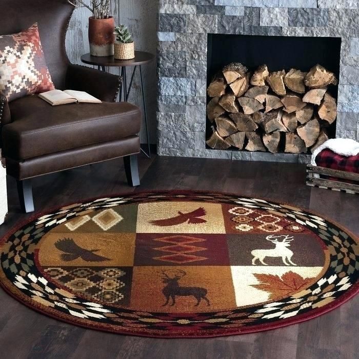 Hunting Round Carpet