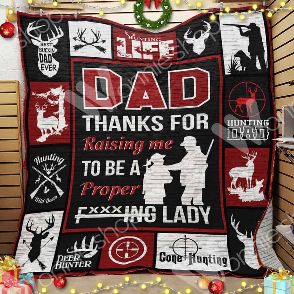 Hunting Dad Quilt Blanket DHC01021060TD
