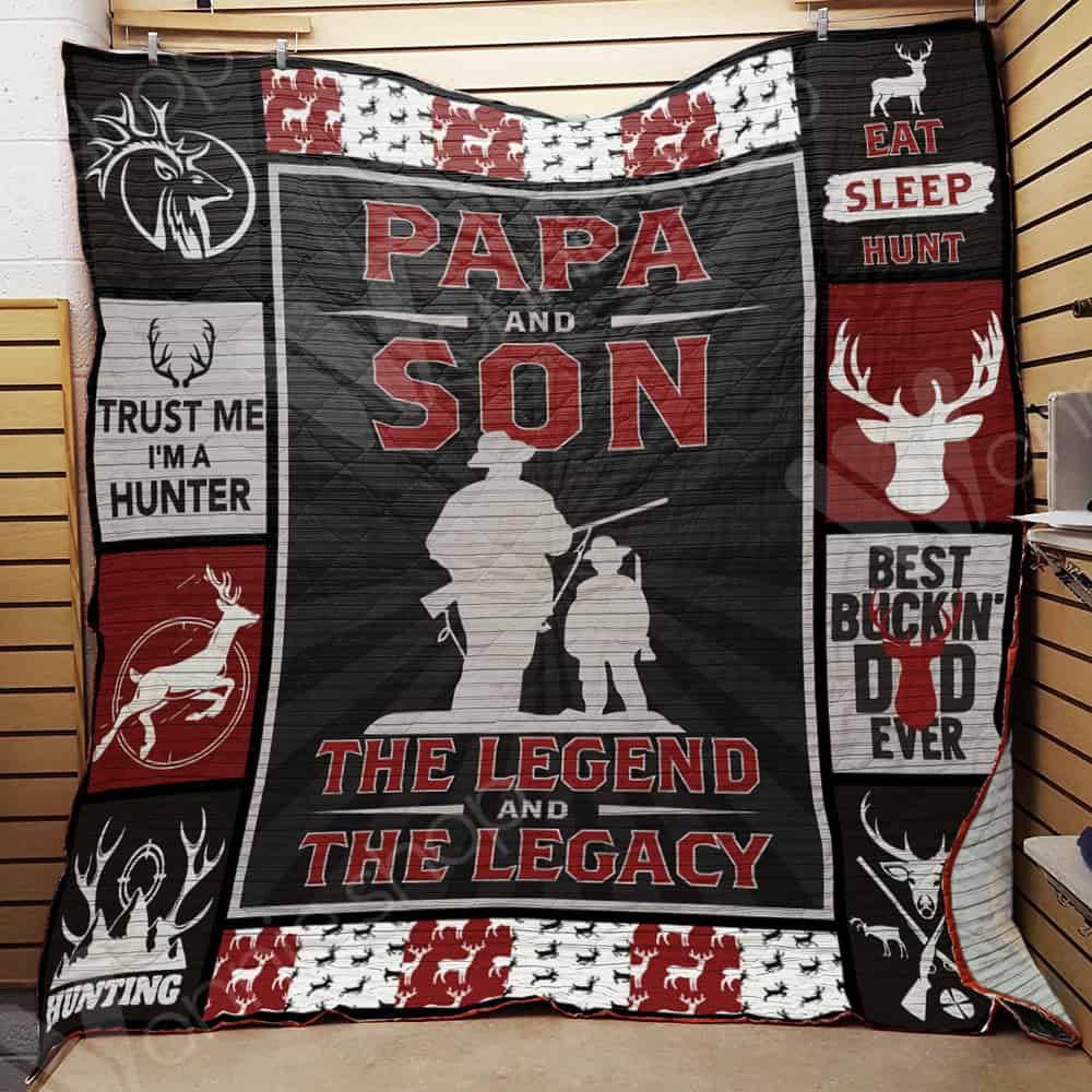 Hunting Dad Quilt Blanket DHC01021432TD