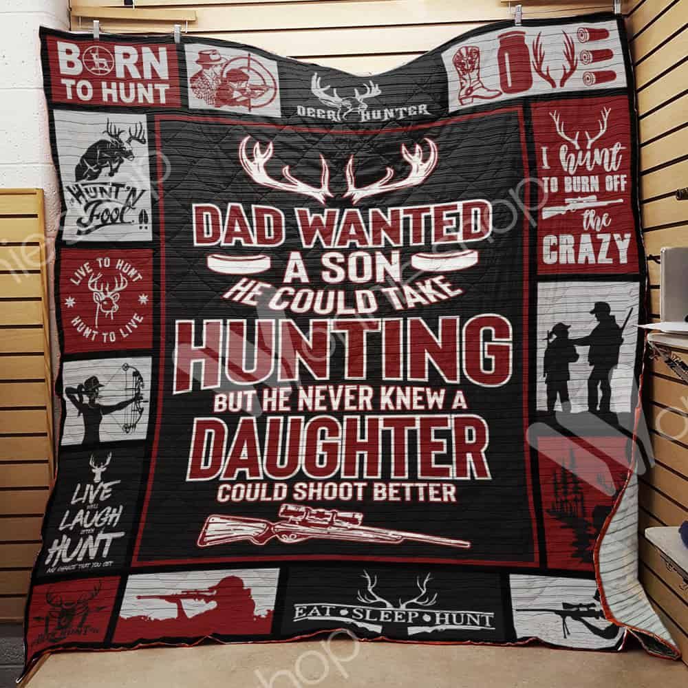 Hunting Dad Quilt Blanket DHC03021015TD