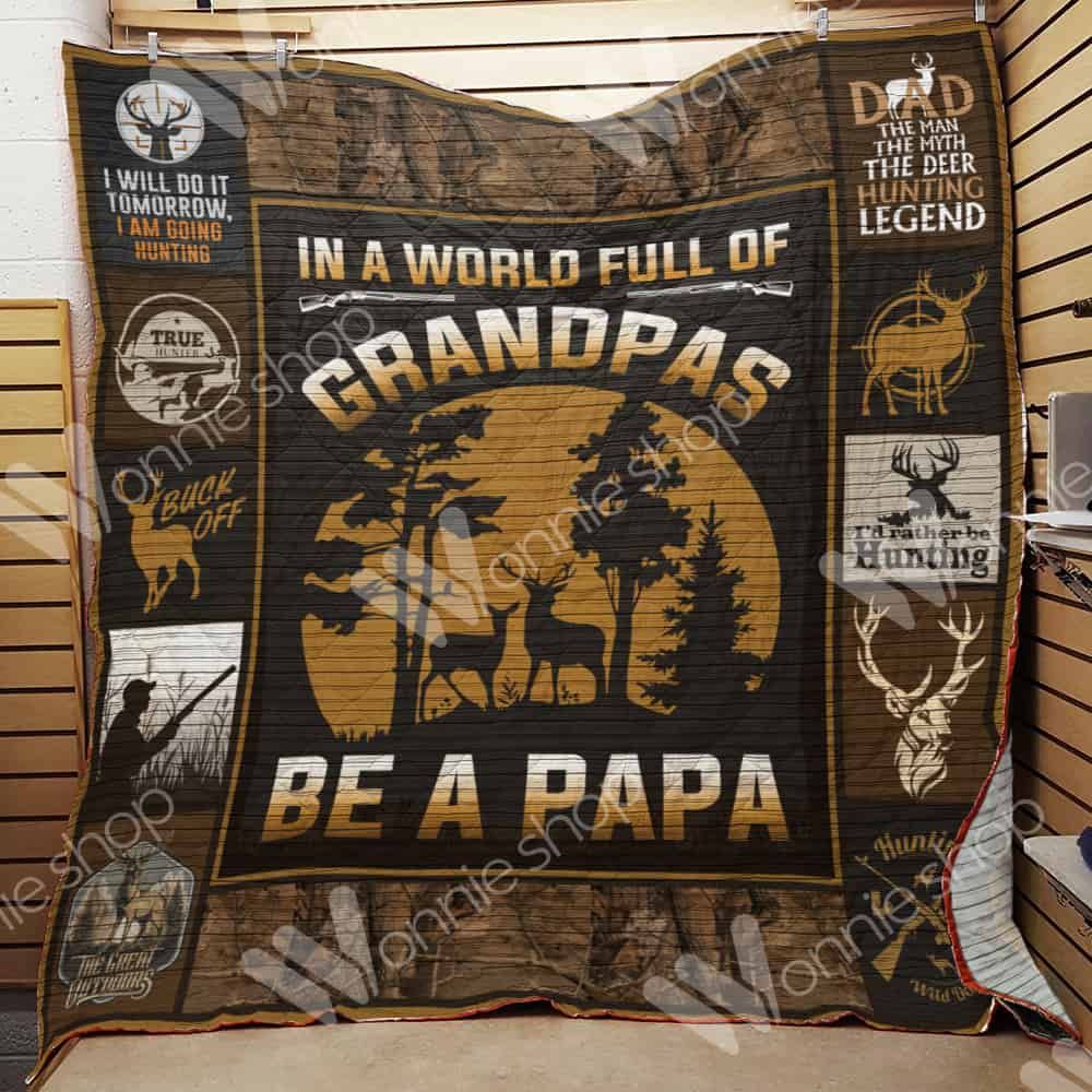 Hunting Dad Quilt Blanket DHC0302830TD