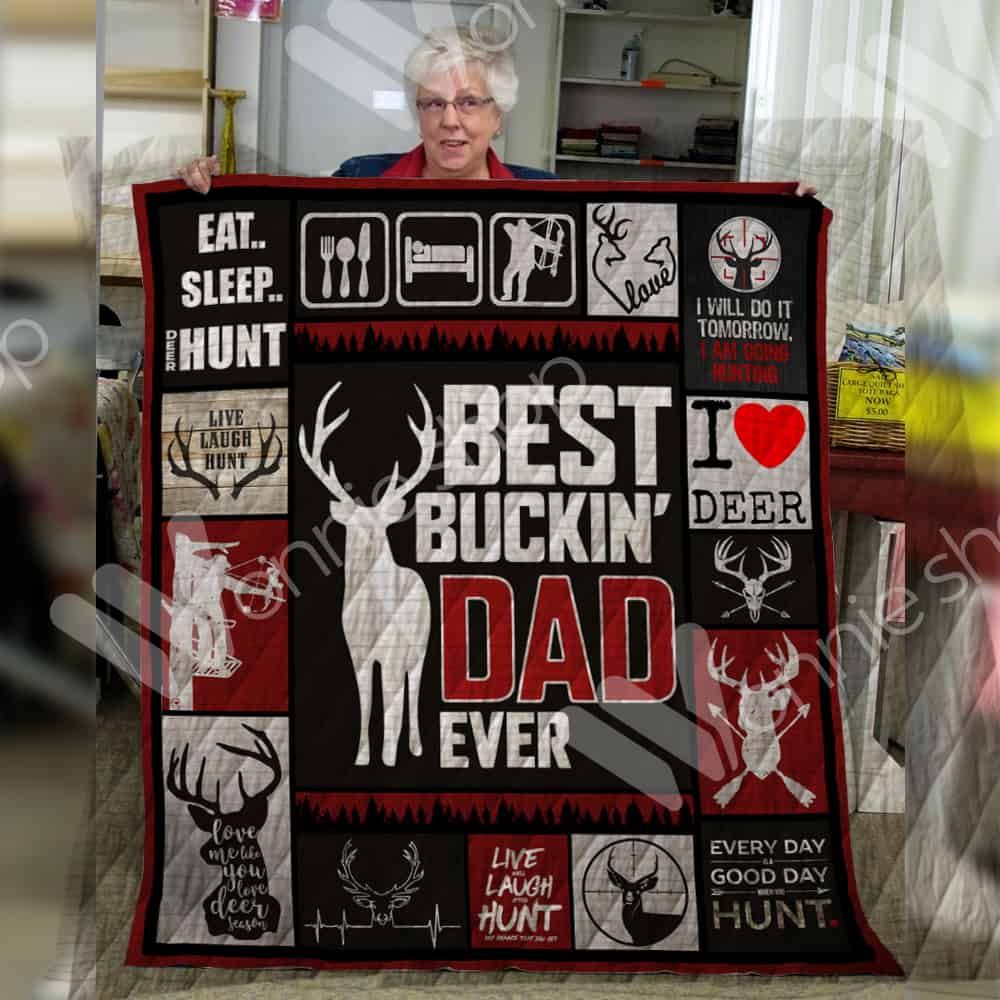 Hunting Dad Quilt Blanket DHC06021413TD