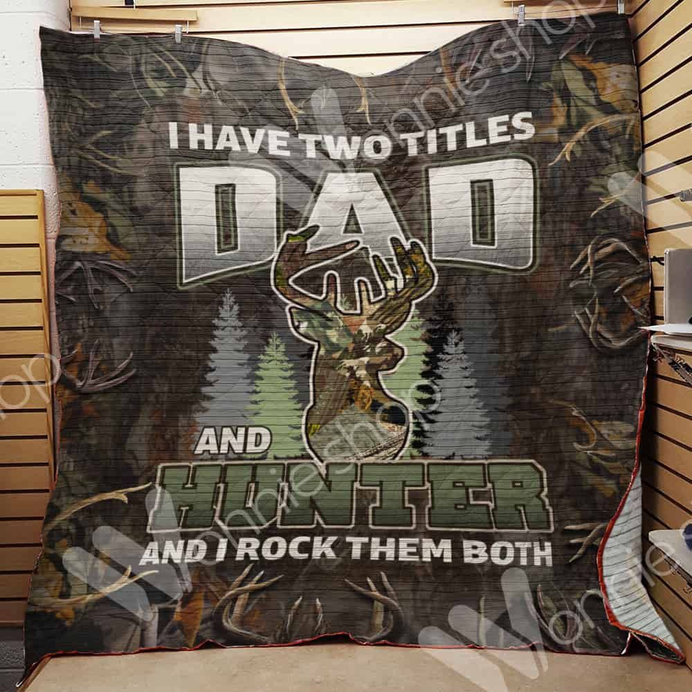 Hunting Dad Quilt Blanket DHC1102263TD