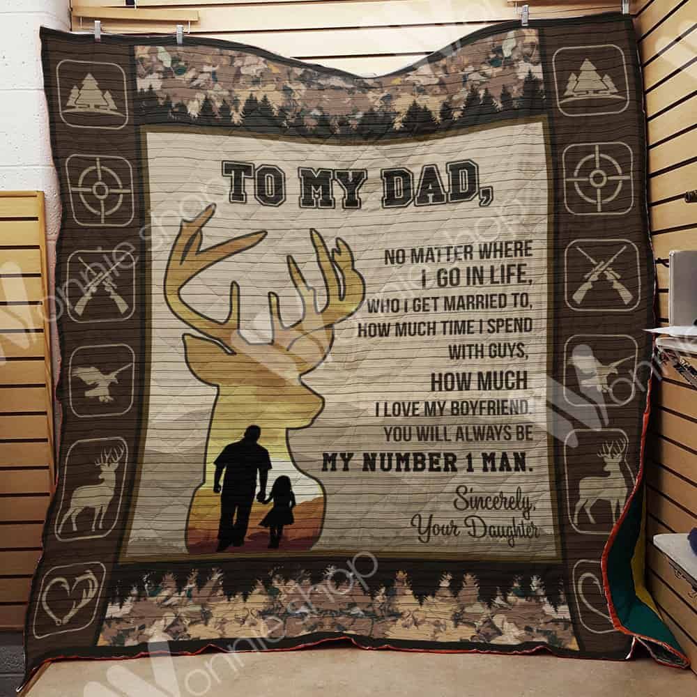 Hunting Dad Quilt Blanket DHC1102280TD