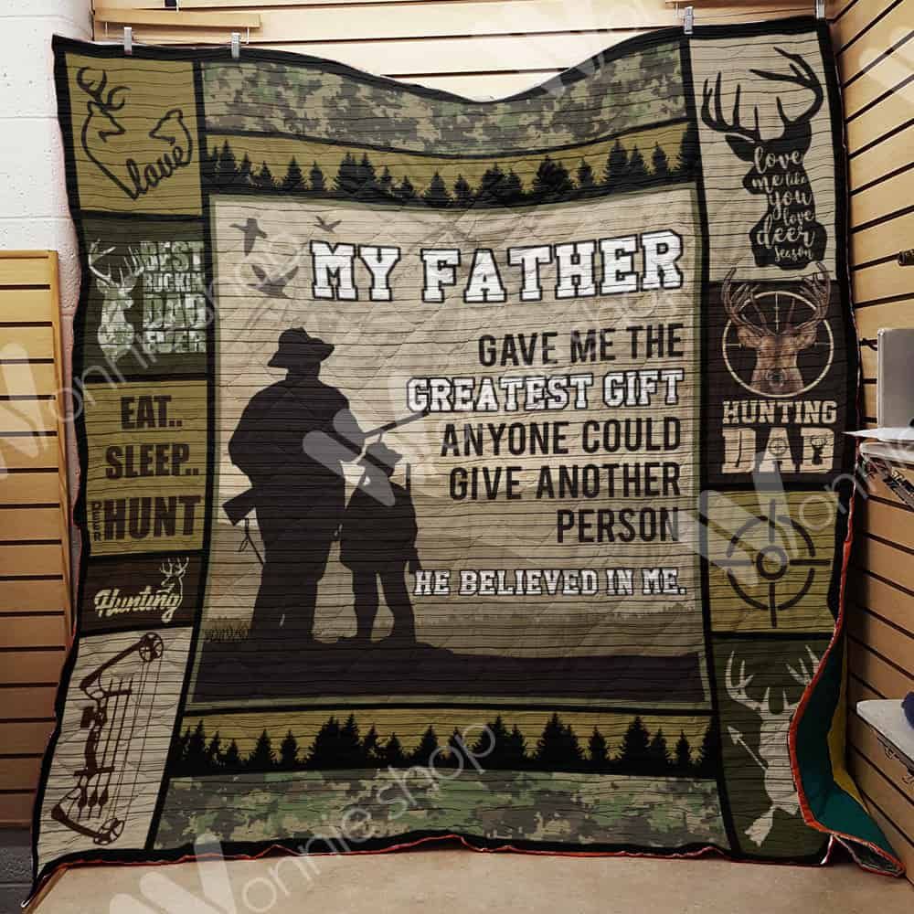 Hunting Dad Quilt Blanket DHC1102283TD