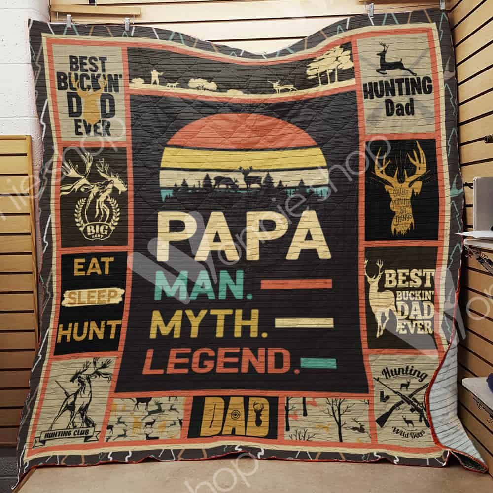 Hunting Dad Quilt Blanket DHC1102289TD