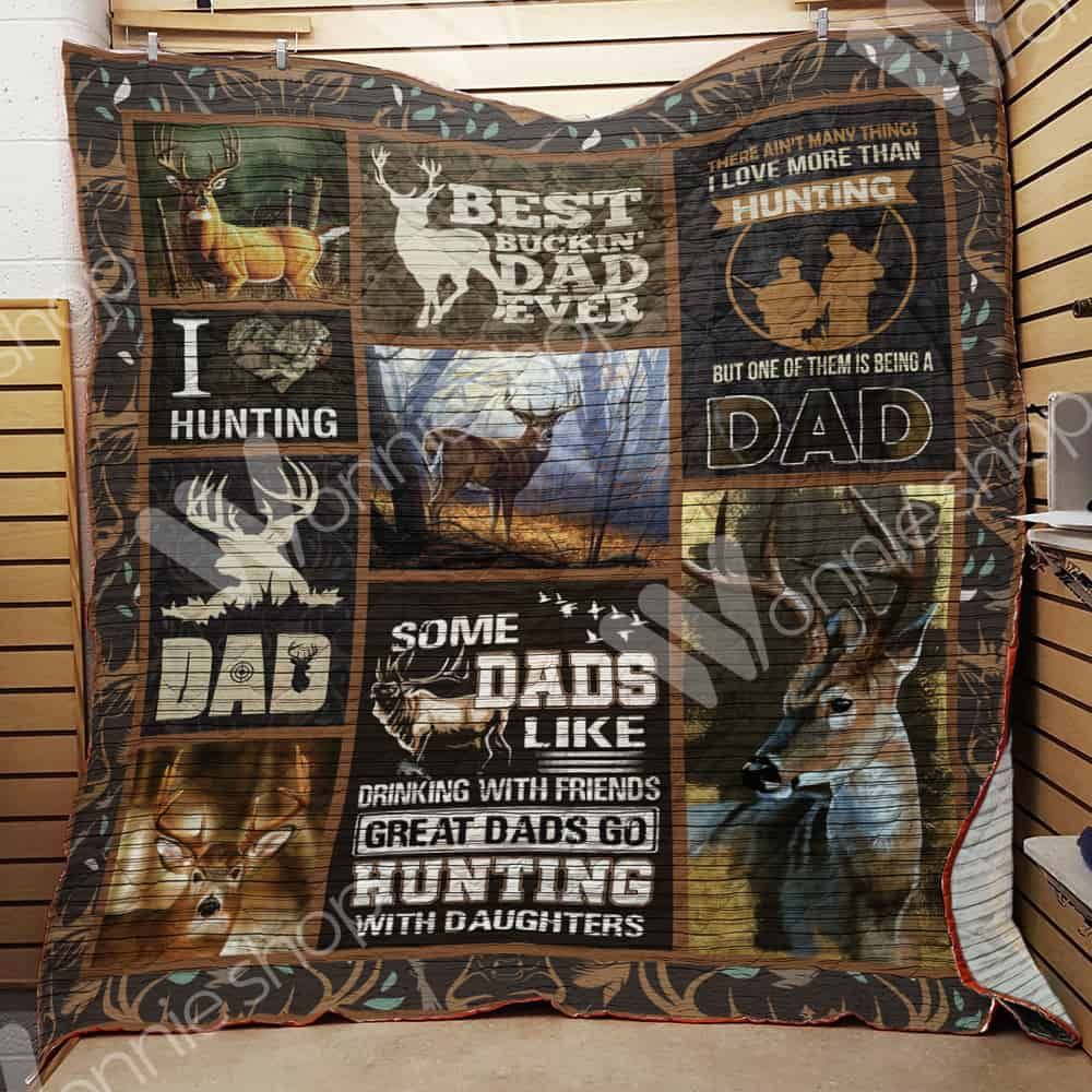 Hunting Dad Quilt Blanket DHC1102302TD